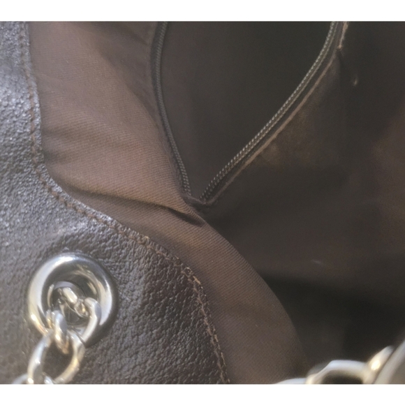 Gucci GG Eclipse Purse Brown Tan Logo Canvas Fabric Shoulder Bag Designer Retro - Picture 14 of 16